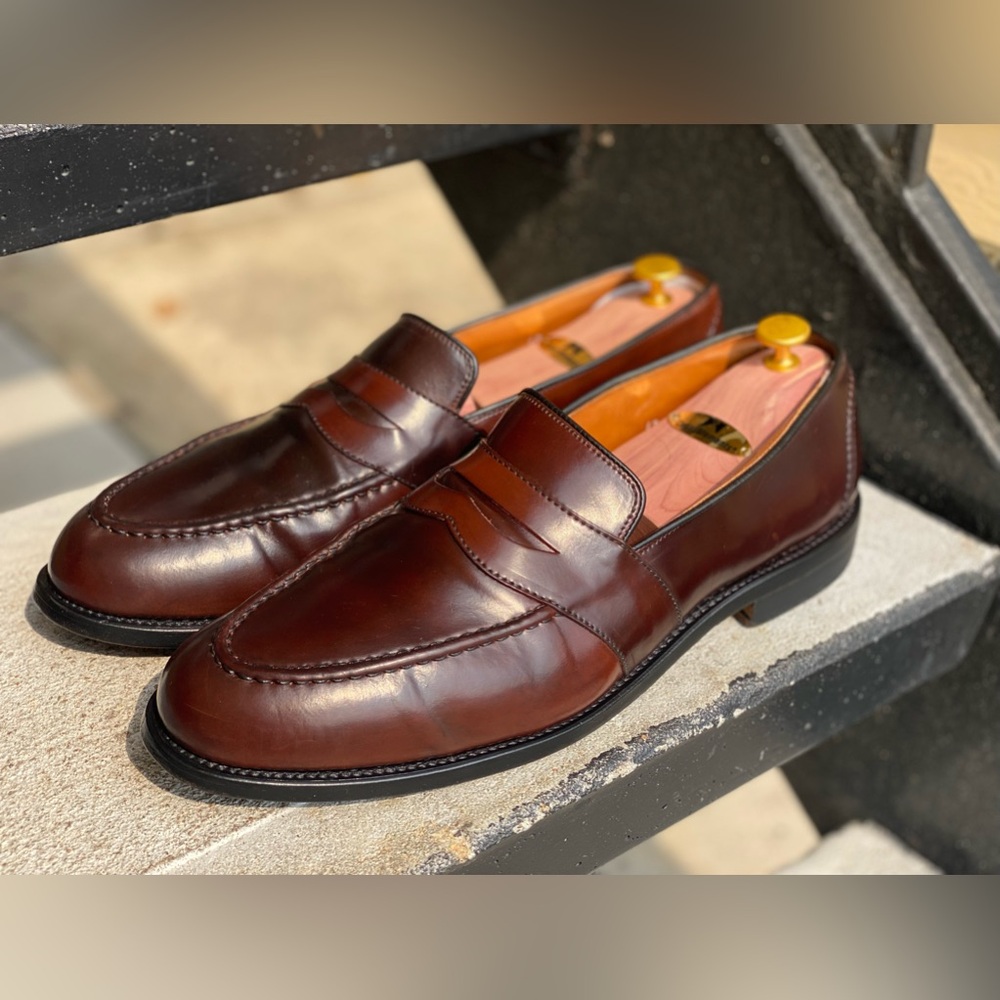 Allen Edmonds Shell Cordovan “Randolph” Penny Loafer